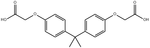 4,4'-ISOPROPYLIDENEDIPHENOXYACETIC ACID Struktur