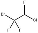 1-BROMO-2-CHLORO-1,1,2-TRIFLUOROETHANE Struktur