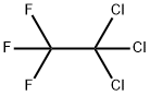1,1,1-トリクロロ-2,2,2-トリフルオロエタン 化学構造式