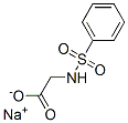 Phenylsulfonylaminoacetic acid sodium salt Struktur