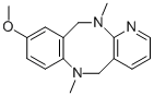 9-METHOXY-6,12-DIMETHYL-5,6,11,12-TETRAHYDRO-1,6,12-TRIAZA-DIBENZO[A,E]CYCLOOCTENE,354133-22-5,结构式