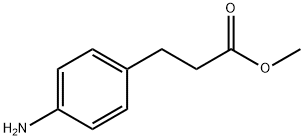 3-(4-アミノフェニル)プロパン酸メチル 化学構造式