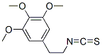 2-(3,4,5-Trimethoxyphenyl)ethyl isothiocyanate 结构式
