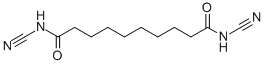 N,N'-dicyanosebacamide 结构式