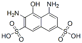 3,5-Diamino-4-hydroxy-2,7-naphthalenedisulfonic acid Structure