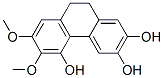 9,10-ジヒドロ-6,7-ジメトキシ-2,3,5-フェナントレントリオール 化学構造式