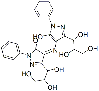 2,4-Dihydro-4-[[5-hydroxy-1-phenyl-3-(1,2,3-trihydroxypropyl)-1H-pyrazol-4-yl]imino]-5-(1,2,3-trihydroxypropyl)-2-phenyl-3H-pyrazol-3-one|