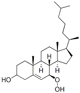 cholesterol 7 beta-hydroperoxide Struktur