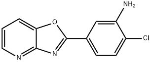2-CHLORO-5-OXAZOLO[4,5-B]PYRIDIN-2-YL-PHENYLAMINE