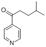 4-Methyl-1-(4-pyridinyl)-1-pentanone 化学構造式