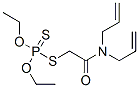 Phosphorodithioic acid S-[2-(di-2-propenylamino)-2-oxoethyl]O,O-diethyl ester Structure