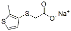 (3-Thenylthio)acetic acid sodium salt,35461-29-1,结构式