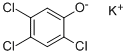 カリウム2,4,5-トリクロロフェノラート 化学構造式