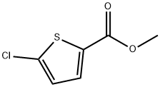 Methyl-5-chlorothiophene-2-carboxylate Struktur