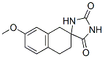 7-メトキシスピロ[テトラリン-2,4'-イミダゾリジン]-2',5'-ジオン 化学構造式
