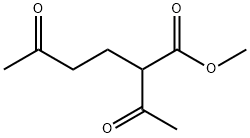 methyl 2-acetyl-5-oxohexanoate Struktur