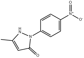 1-(4-Nitrophenyl)-3-methyl-5-pyrazolone|5-甲基-2-(4-硝基苯基)-1,2-二氢-3H-吡唑-3-酮