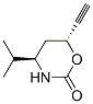 2H-1,3-Oxazin-2-one,6-ethynyltetrahydro-4-(1-methylethyl)-,(4R,6R)-(9CI) Structure