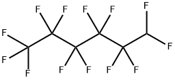 1H-トリデカフルオロヘキサン 化学構造式