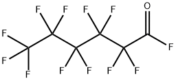 ウンデカフルオロヘキサノイルフルオリド 化学構造式