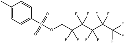 2,2,3,3,4,4,5,5,6,6,6-十一氟己基4-甲基苯磺酸盐 结构式