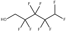 2,2,3,3,4,4,5,5-八氟-1-戊醇, 355-80-6, 结构式
