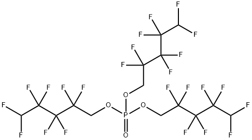 PHOSPHORIC ACID TRIS(1H,1H,5H-OCTAFLUORO-N-PENTYL) ESTER Structure