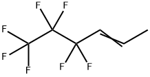 4,4,5,6,6,6-Heptafluoro-2-hexene, 355-95-3, 结构式