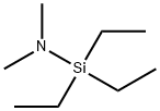 二甲胺基三乙基硅烷, 3550-35-4, 结构式