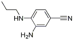 3-氨基-4-(丙氨基)苯甲腈 结构式