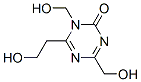 (hydroxyethyl)bis(hydroxymethyl)-1,3,5-triazin-2(1H)-one Struktur