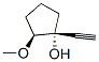 Cyclopentanol, 1-ethynyl-2-methoxy-, cis- (9CI) Structure