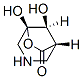 6-Oxa-3-azabicyclo[3.2.1]octan-7-one, 5,8-dihydroxy-, (1S,5R,8S)- (9CI) Structure