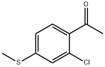 1-[2-氯-4-(甲硫基)苯基]乙烷-1-酮,35515-31-2,结构式