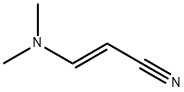 トランス３ジメチルアミノアクリロニトリル 化学構造式