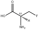 3-フルオロ-(2-2H)-D-アラニン 化学構造式