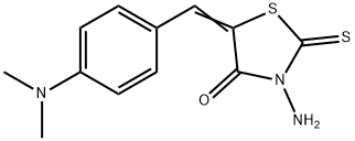 35533-27-8 3-AMINO-5-[1-(4-DIMETHYLAMINO-PHENYL)-METH-(Z)-YLIDENE]-2-THIOXO-THIAZOLIDIN-4-ONE