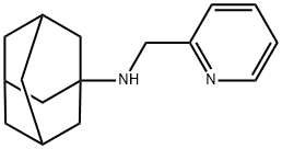 1-アダマンチル(ピリジン-2-イルメチル)アミン 化学構造式