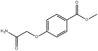 4-(2-氨基-2-氧代-乙氧基)苯甲酸甲酯 结构式