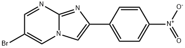 6-Bromo-2-(4-nitro-phenyl)-imidazo[1,2-a]pyrmidine Structure