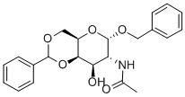 Benzyl 2-Acetamido-2-deoxy-4,6-O-benzylidene-a-D-galactopyranoside Structure
