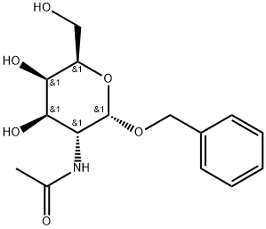 BENZYL-2-ACETAMIDO-2-DEOXY-ALPHA-D-GALACTOPYRANOSIDE Struktur