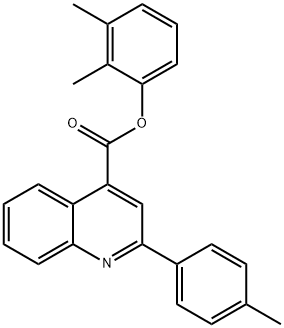 2,3-dimethylphenyl 2-(4-methylphenyl)-4-quinolinecarboxylate Structure