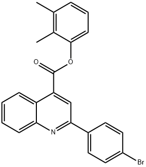 2,3-dimethylphenyl 2-(4-bromophenyl)-4-quinolinecarboxylate|