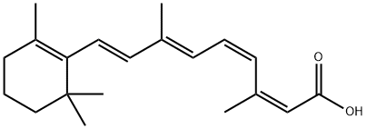 11,13-顺式视黄酸,3555-80-4,结构式