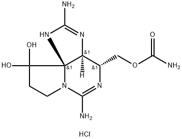 サキシトキシン・二塩酸 化学構造式