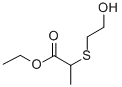 ethyl 2-[(2-hydroxyethyl)thio]propionate Struktur