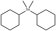 DICYCLOHEXYLDIMETHYLTIN,35569-06-3,结构式