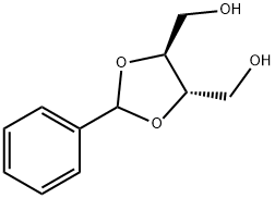 (-)-2,3-O-亚苄基-L-苏糖醇 结构式