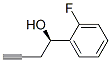Benzenemethanol, 2-fluoro-alpha-2-propynyl-, (alphaR)- (9CI) Structure